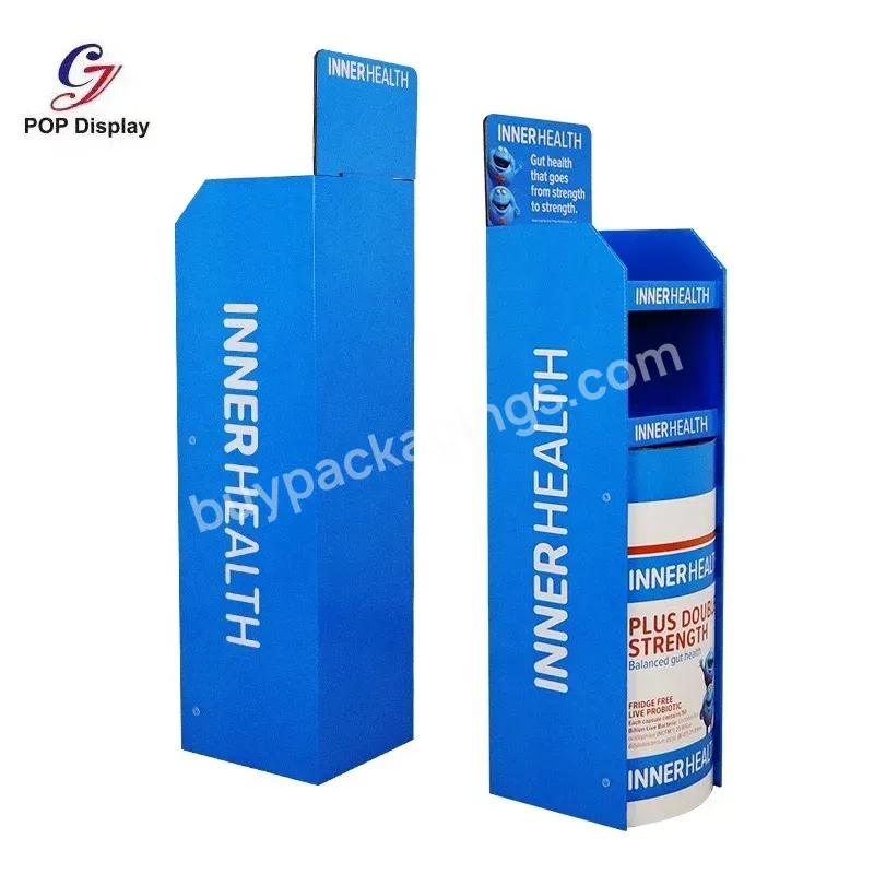 Durable Customized Design Cardboard Advertising Totem Stand Paper Free Display Tower Retail Rack Medical Drugstore - Buy Cardboard Display Stand For Retail,Cardboard Advertising Totem Display,Cardboard Display Standard.