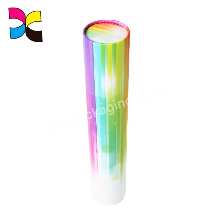 Easy To Carry Sturdy And Durable Paper Custom Logo Packaging Cardboard Tube