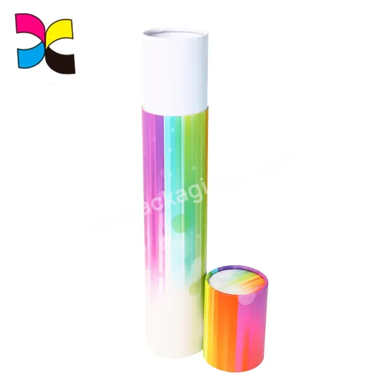 Easy To Carry Sturdy And Durable Paper Custom Logo Packaging Cardboard Tube