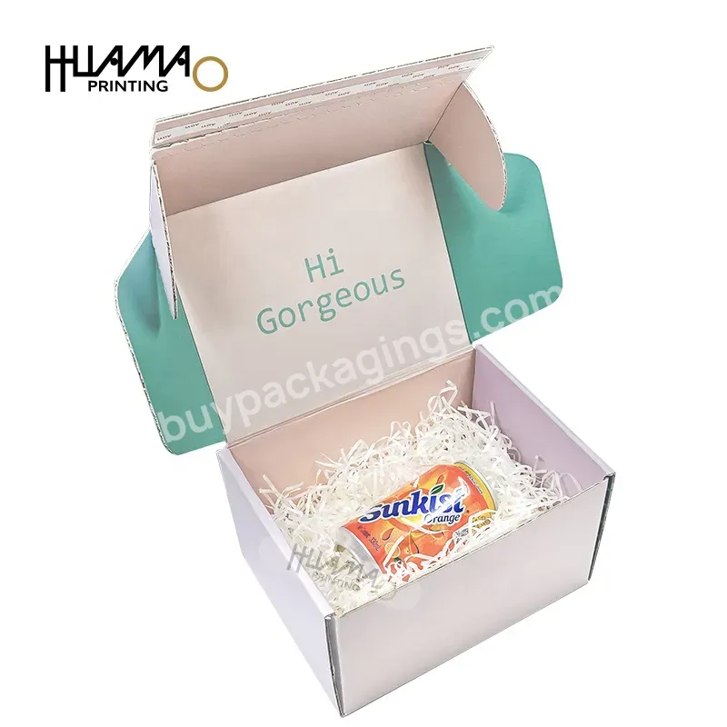 Eco Friendly Custom Logo Cosmetic Cardboard Carton Box Packaging Anime Stickers Papel Tapiz Caja De Pizza Custom Mailer Boxes