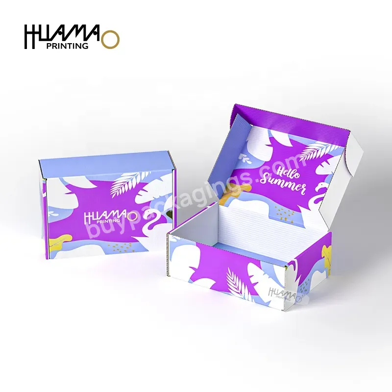 Eco Friendly Custom Printed Corrugated Mailer Box,Durable Clothing / Gift / Shoes Paper Packaging Cardboard Shipping Boxes