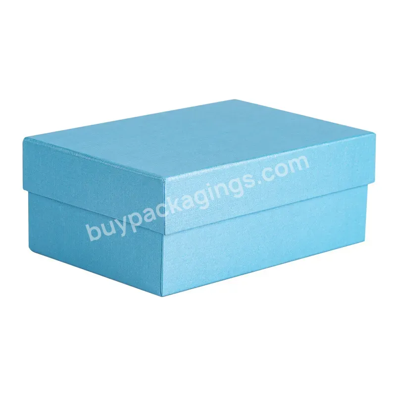 Eco Friendly Logo Designer New Arrival Simple Logo Printing Cardboard Clothes Lid And Based 2 Piece Box