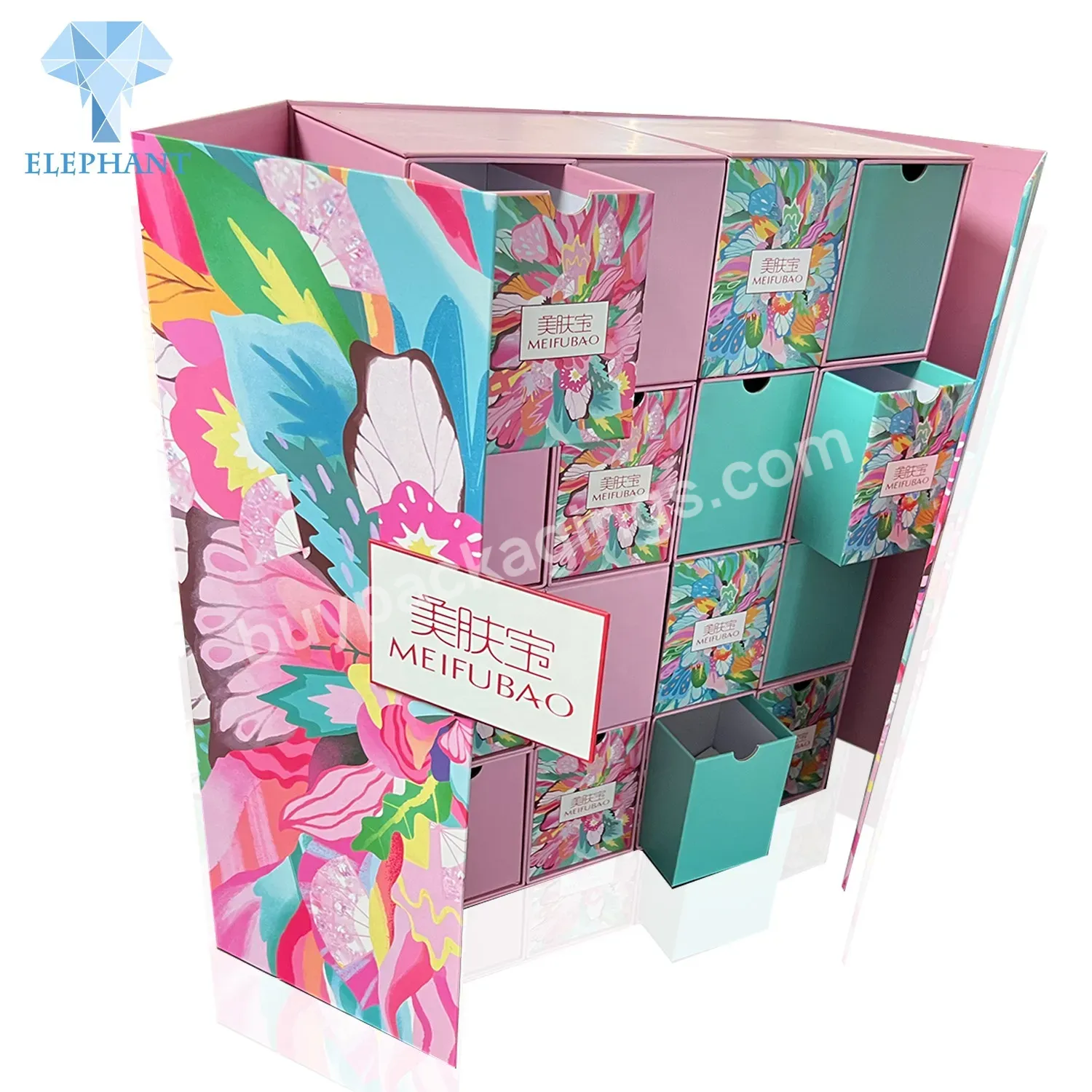 Empty Butterfly 24 Days Surprise Toy Advent Holiday Gift Box Gadgets Surprise Box