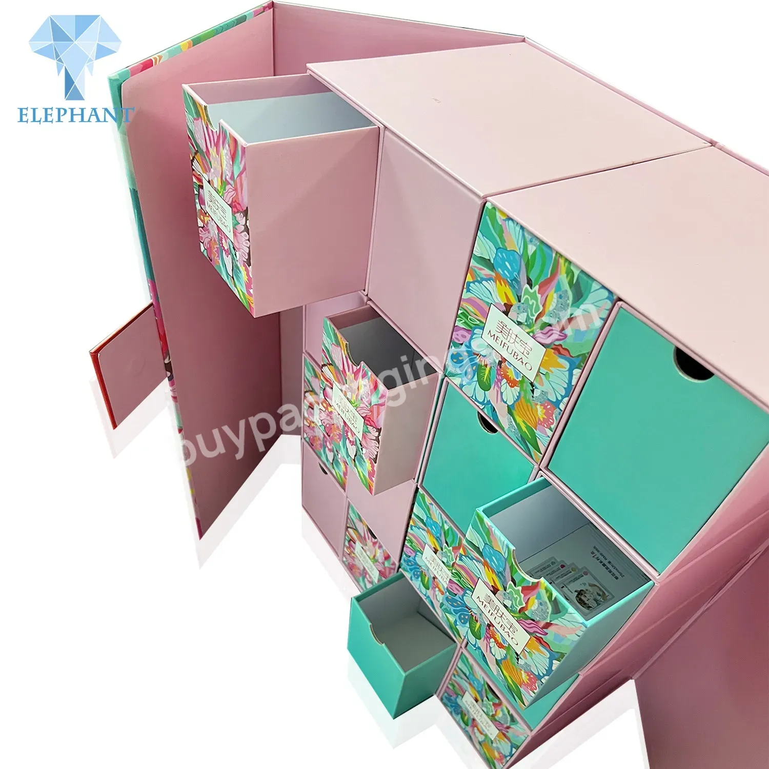 Empty Butterfly 24 Days Surprise Toy Advent Holiday Gift Box Gadgets Surprise Box