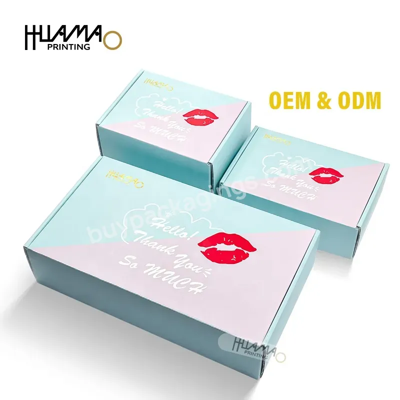 Empty Eyelash Packaging Box Bolsas Papel Kraft Anime Stickers Caja De Regalo Industrial Book Printing Biodegradable Mailer Boxes