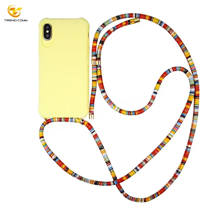 Fabric Rope Necklaces For Iphone 11 Cell Lanyard Crossbody Phone Case Strap - Buy Crossbody Phone Case Strap,Cell Phone Lanyard Case,For Iphone 11 Case.