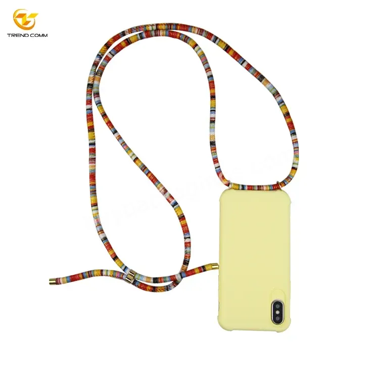 Fabric Rope Necklaces For Iphone 11 Cell Lanyard Crossbody Phone Case Strap - Buy Crossbody Phone Case Strap,Cell Phone Lanyard Case,For Iphone 11 Case.