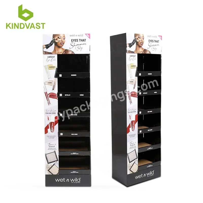 Factory Direct Sales Custom Kraft Paper Cosmetics Display Card For Lipstick Display Free Samples! - Buy Pegboard Cardboard Display Box With Hook,Four Side Cardboard Display,Product Display Paper Cosmetic.