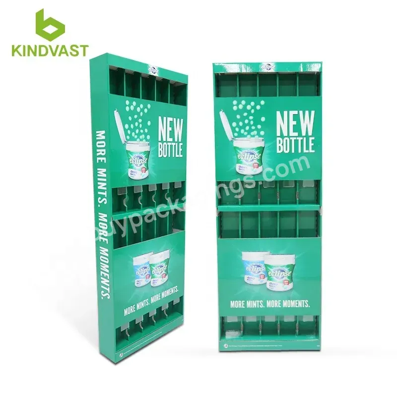 Factory Direct Sales Custom Products Cardboard Floor Gum Display Stand Gravity Free Display Free Samples! - Buy Potato Snack Cardboard Display,Standing Display Units Cardboard,Standing Cardboard Stands With Digital Display.