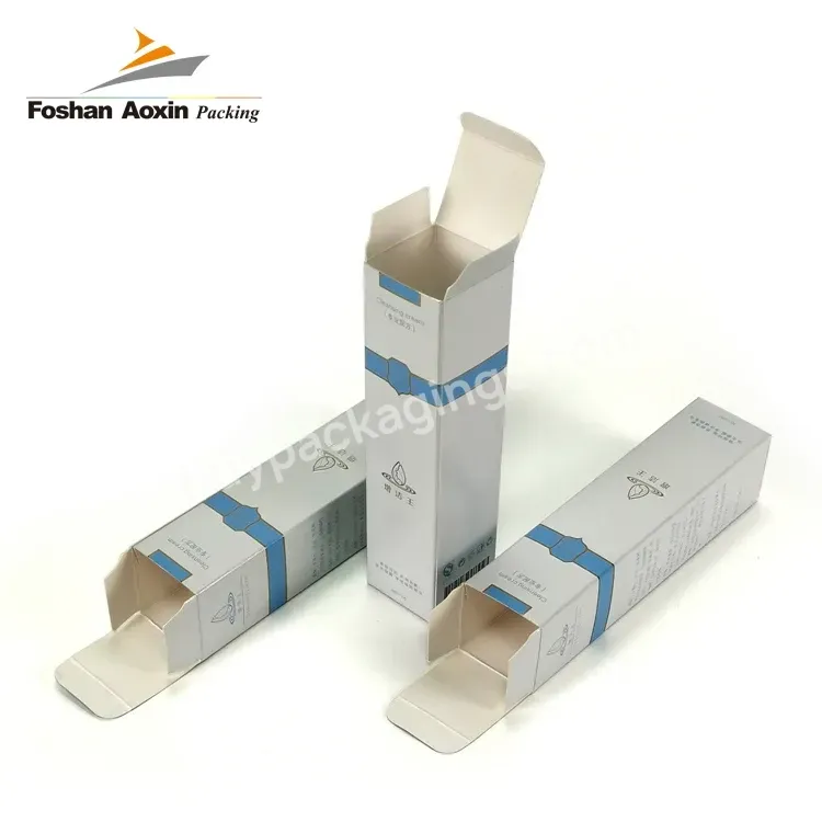 Factory Free Design Printing Various Size Recyclable Pharmaceutical Ointment Folding Paper Boxes