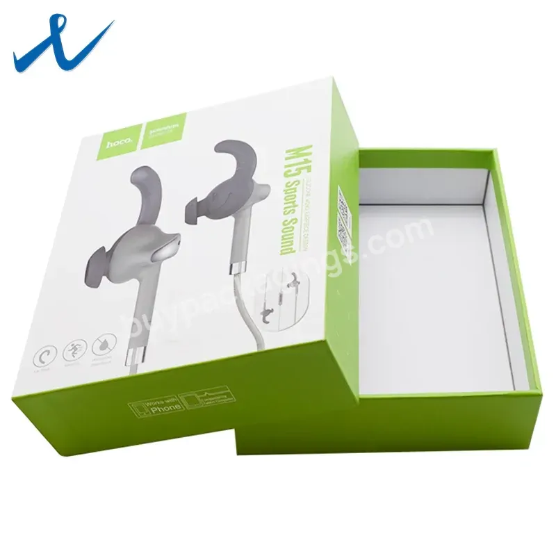 Factory Price Custom Logo Printed Eco Luxury Packaging Paper Box Cardboard Mailer Mailing Boxes For Sports Earphone