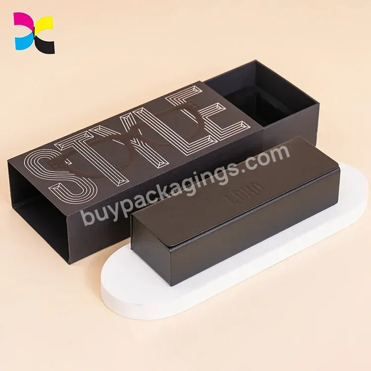 Fashion Style Custom Paper Packaging Drawer Boxes For Sunglasses