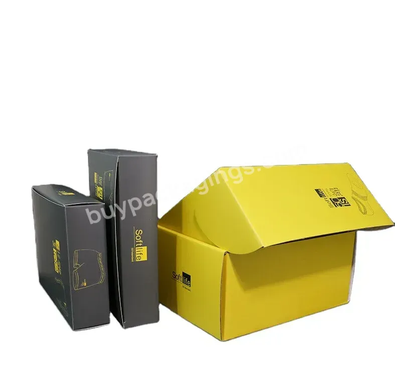 Festive Gift Paper Box Packaging Clothes Large Small Eco Friendly Paper Shoe Box