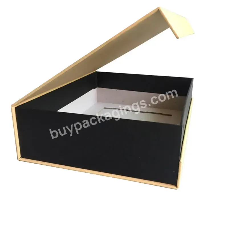 Flap Lid Packaging Cardboard Bespoke Folding Shipping Custom Magnetic Closure Gift Box Packaging