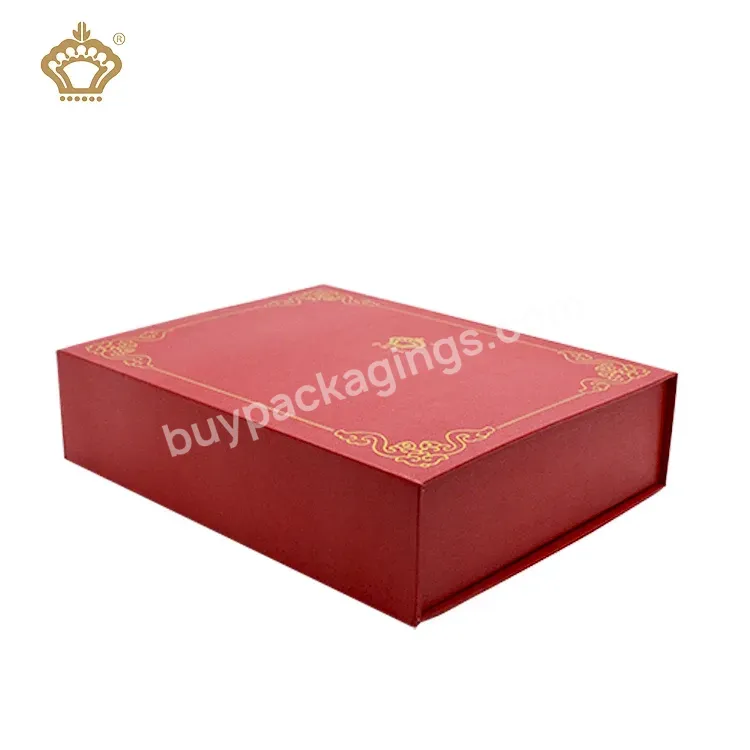 Flat Packing Custom Cardboard Paper Box Folding Gift Magnetic Boxes For Wig Clothes Apparel Shoes Wine Perfume Cosmetics