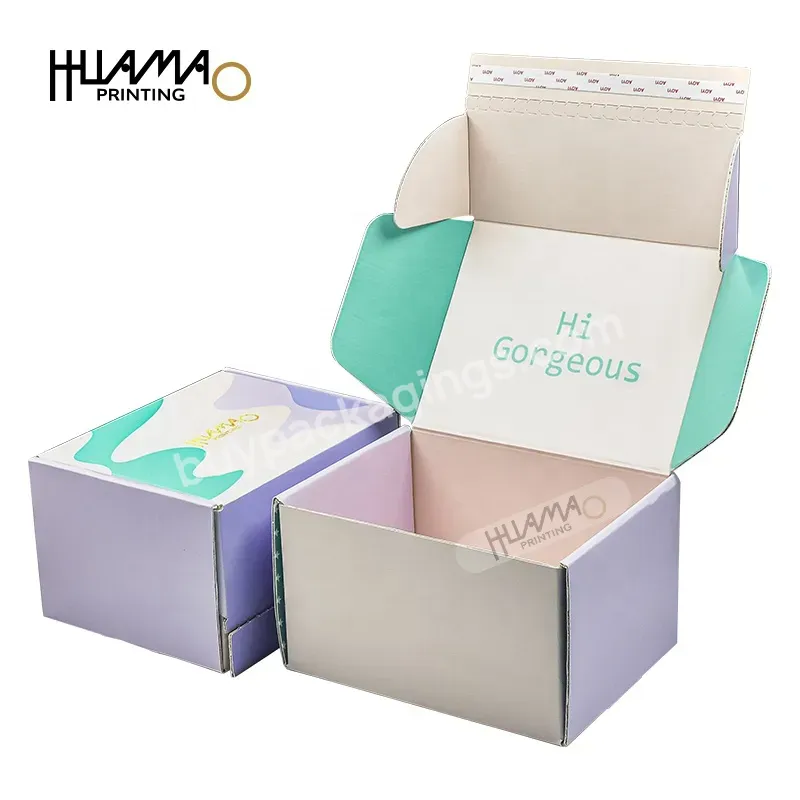 Foldable Gift Mailing Boite Carton Corrugated Cardboard Box Custom Print Shipping Boxes Eco Friendly Box Mailers