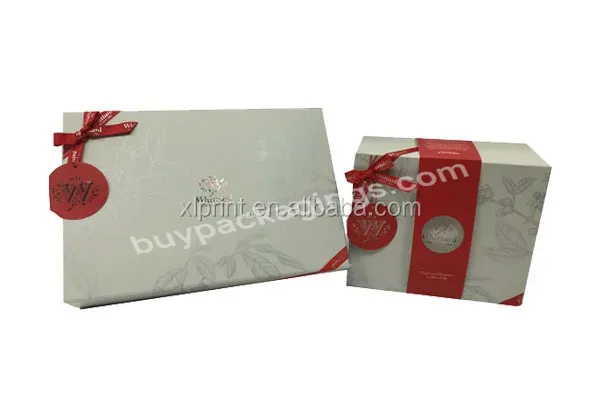 Foldable Paper Box White Magnetic Gift Box Top Grade Luxury Art Paper With Logo Tag And Magnetic Catch Recyclable Folding Box