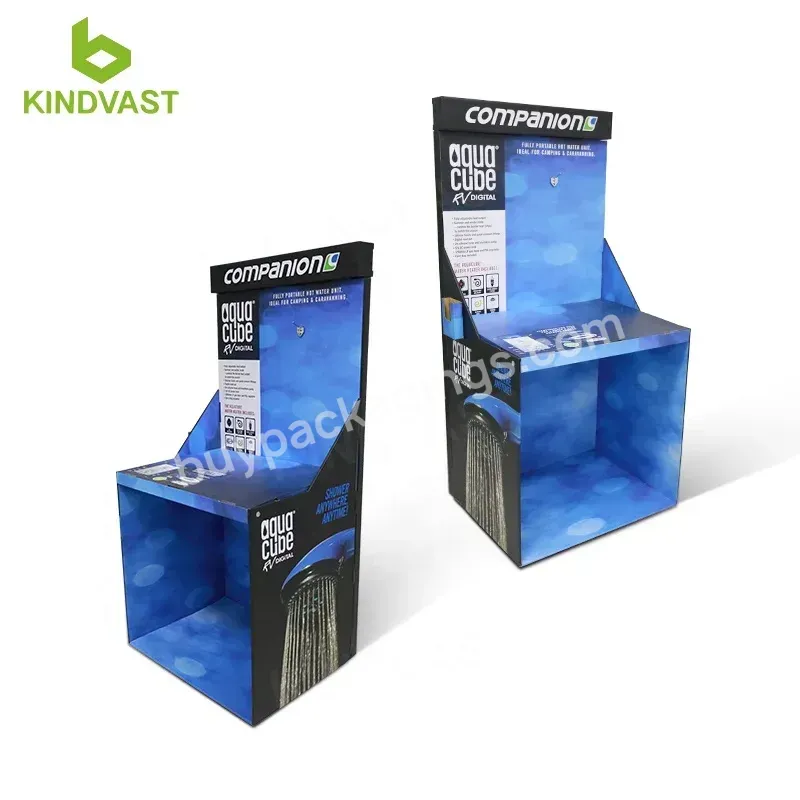 Folding Cardboard Display Stand Shower Head Display Stand Pallet Display Stand - Buy Cardboard Advertising Display Stands,Cardboard Stand Display,Product Display Cardboard.