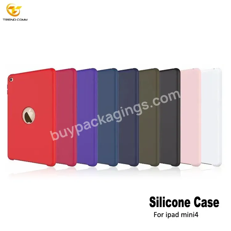 For Ipad Mini 4 Kids Back Cover Silicone Shockproof Tablet Case - Buy Tablet Case,For Ipad Case For Kids,For Ipad Mini 4 Case.