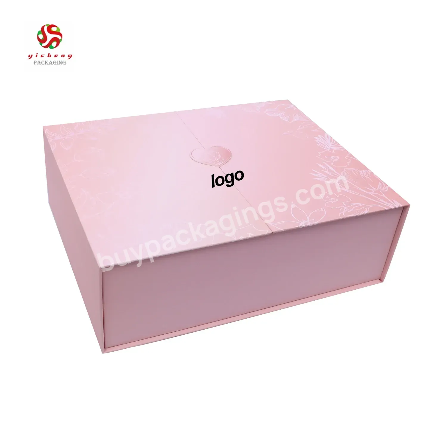 Free Design Custom Printed Logo Book Style Shaped Gift Packaging Box