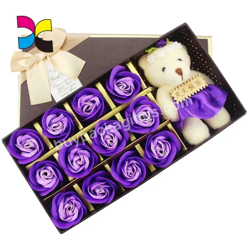 Free Sample Oem Online Shopping Customized Full Color Printing Flower Box