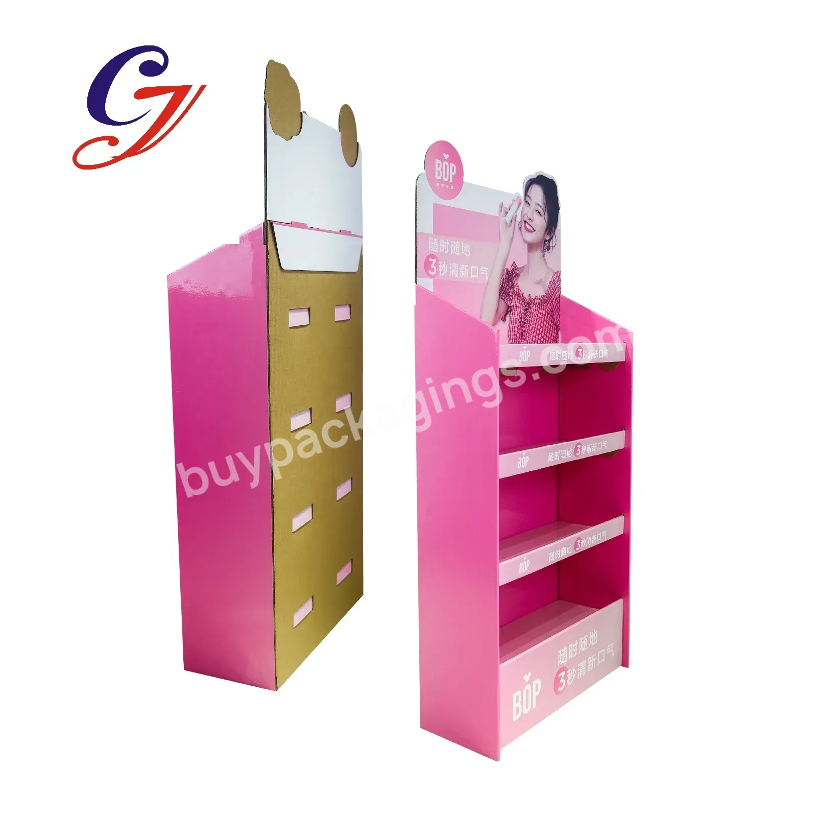 Funko Pop Cardboard Display Stand Paper Displayer Merchandisers Products Corrugated Cosmetic Floor Shelf Stand For Beauty - Buy Products Cardboard Floor Cosmetic Display Stand,Cardboard Displayers Merchandisers,Funko Pop Cardboard Display Stand.