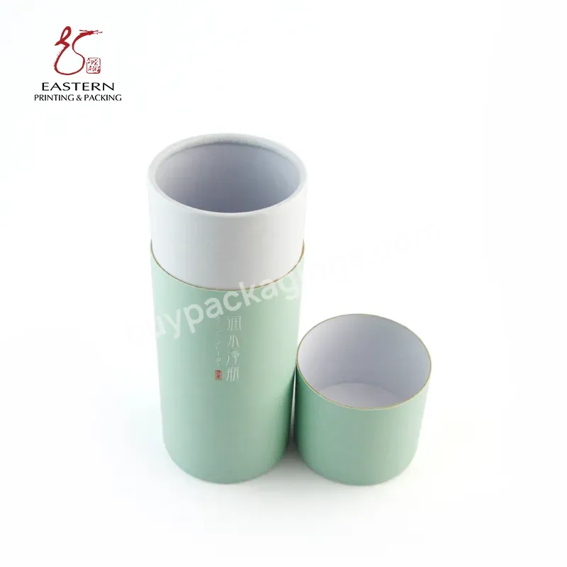 Good Quality Hot Stamping Gold Foil Logo Cardboard Cup Packaging Box Round Tube Paper Box Packaging
