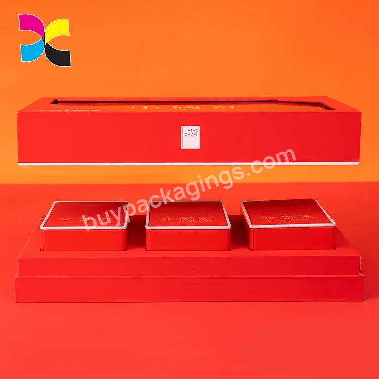 Guangzhou Manufactures Lid And Base Type Packaging Box Cardboard Paper Luxury Tea Gift Box