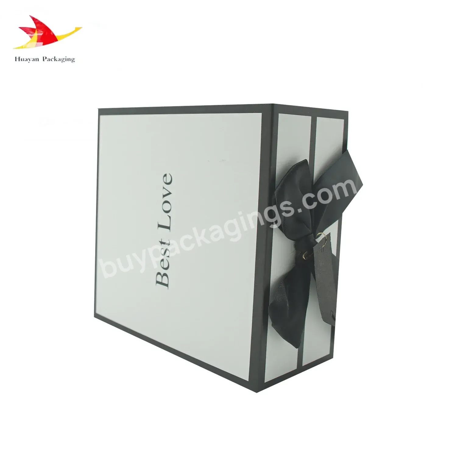 Handmade Magnetic Cardboard Book Packaging Box Custom Paper Gift Box New Arrival Flip Open Gift Box