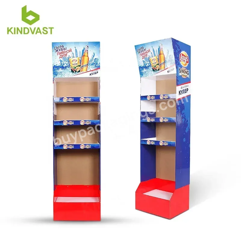 Healthy And Environment-friendly Display Custom Cardboard Display Stand For Beer Cardboard Display Stand