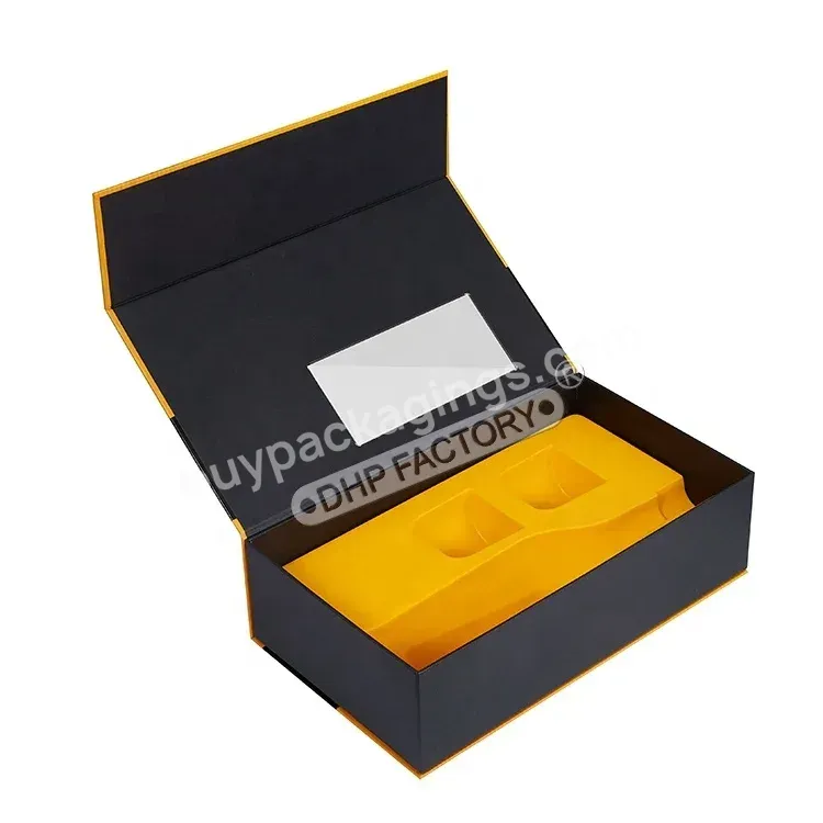 High-end Personal Logo Design Rigid Cardboard Magnetic Box Packaging Small Magnetic Gift Box Cosmetic Grey Board Gift Box