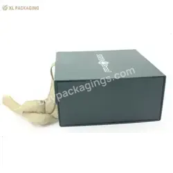 High Quality Customize Luxury Cardboard Fabric Ribbon Closure Foldable Paper Packaging Box For Cosmetic Clothes - Buy Custom Paper Cardboard Folding Box,Creative Paper Folding Packaging Box,Paper Cardboard Box Ribbon Closure.