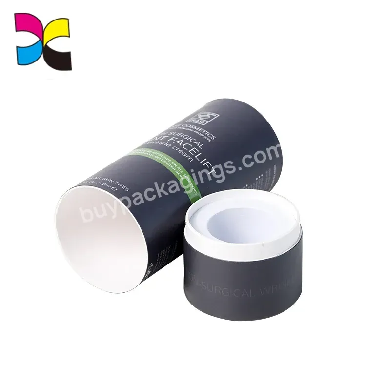 High Quality Cylinder Paper Tube Packaging For Skincare Products