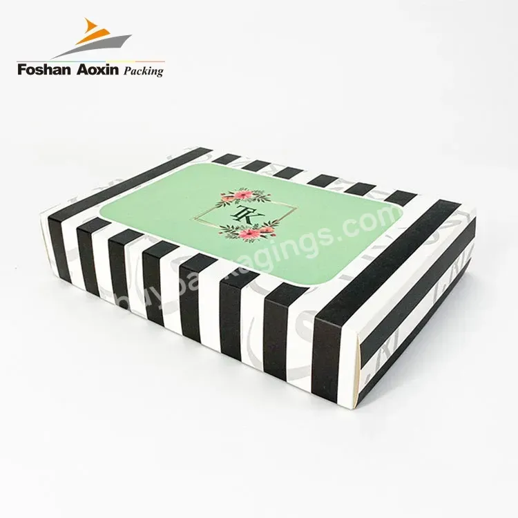 High Quality One-stop Custom Size Logo Pattern Printing Top And Bottom Gift Packing Box For Small Business