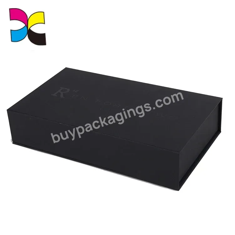 Hot Sale Luxury Superior Quality Black Jewelry Packaging Box Necklace Earring Bracelet Ring Jewelry Box