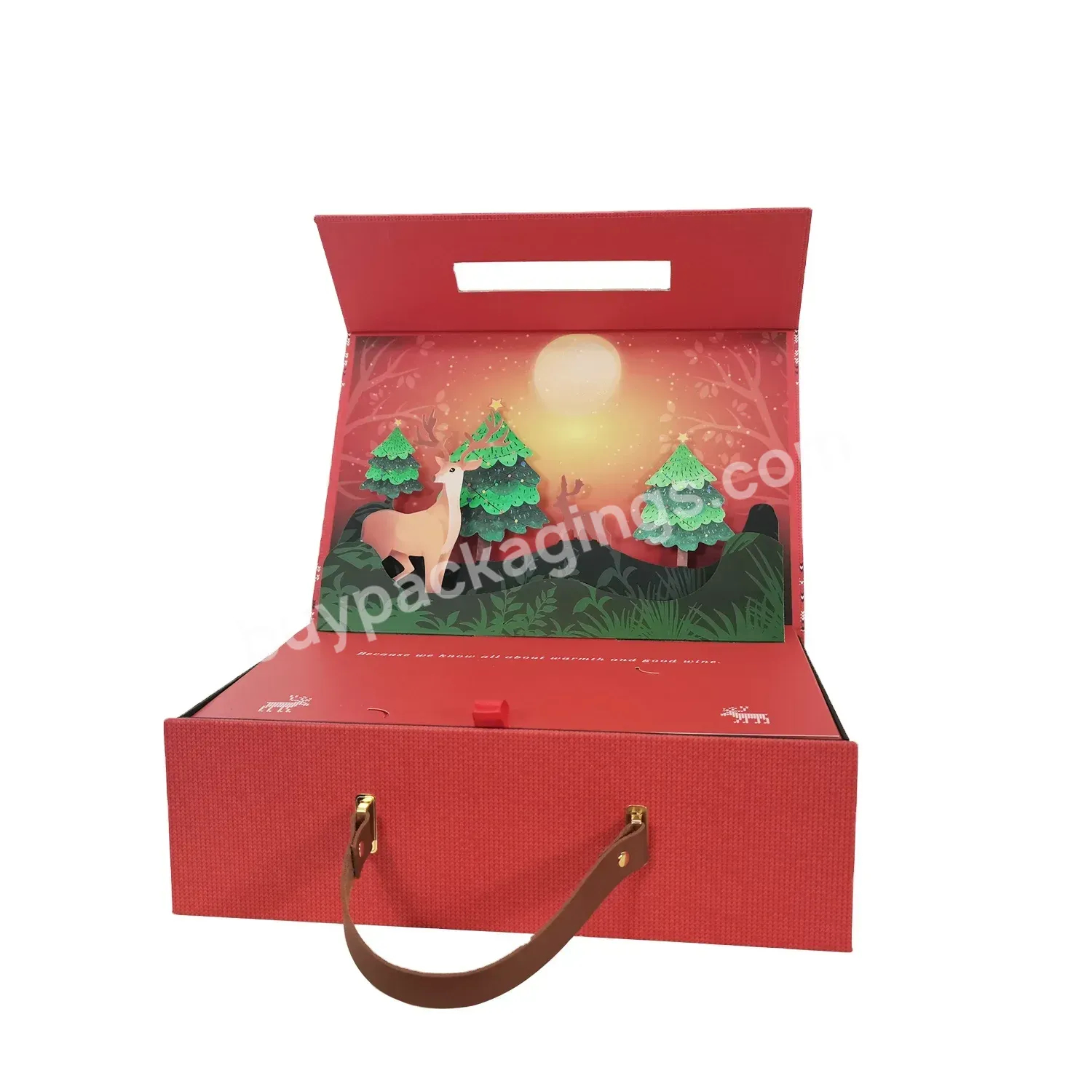 Hot Selling Christmas Bulk Customized Blank Gift Cardboard Gift Box