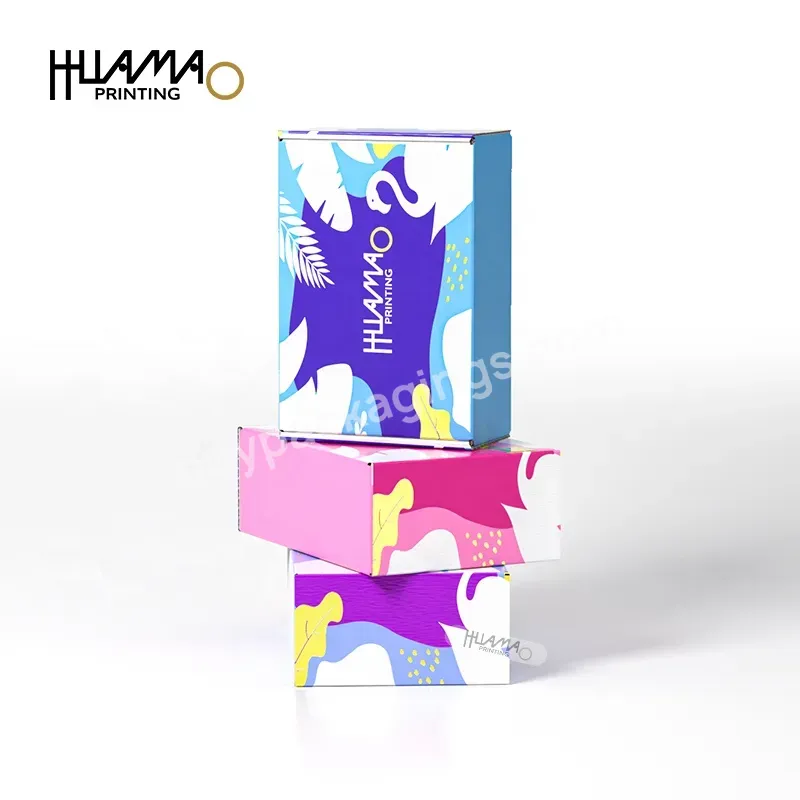 Huamao Cloth Package Paper Box Paper Mills Bolsa Papel Kraft Corrugated Cardboard Tray Kawaii Sticker Book Custom Lotion Boxes