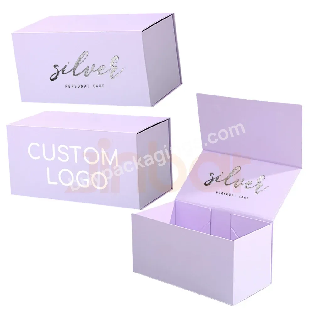 Jinbar Candle Gift Packaging Boxes For 8 Oz Candles Book Style Gift Box Magnetic Box Packing Carton For Perfume