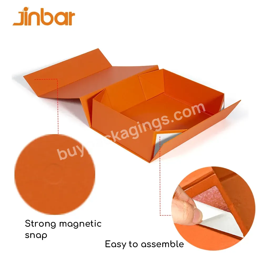 Jinbar Cosmetic Storage Gift Box Packing Organizer Tea Bags Paper Packaging Cardboard Paper Rigid Craft Box Accept