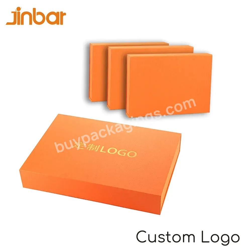 Jinbar Custom Logo Floral Printed Gift Boxes Bulk Wholesale With Gold Foil And Embossing Paper Boxes For Bouquets Packaging
