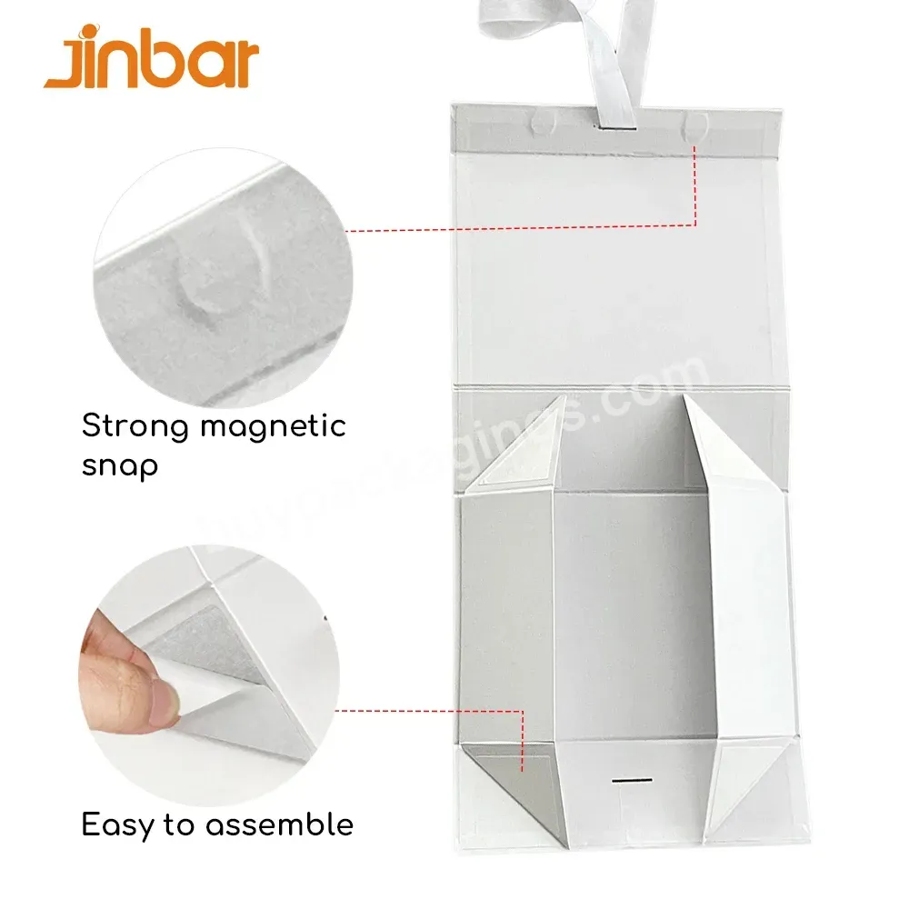 Jinbar Futuristic Album Gift Boxes Packing Floral Photo Packaging Carton Beard Oil Bottle And Packaging Box Craft Paper Accept