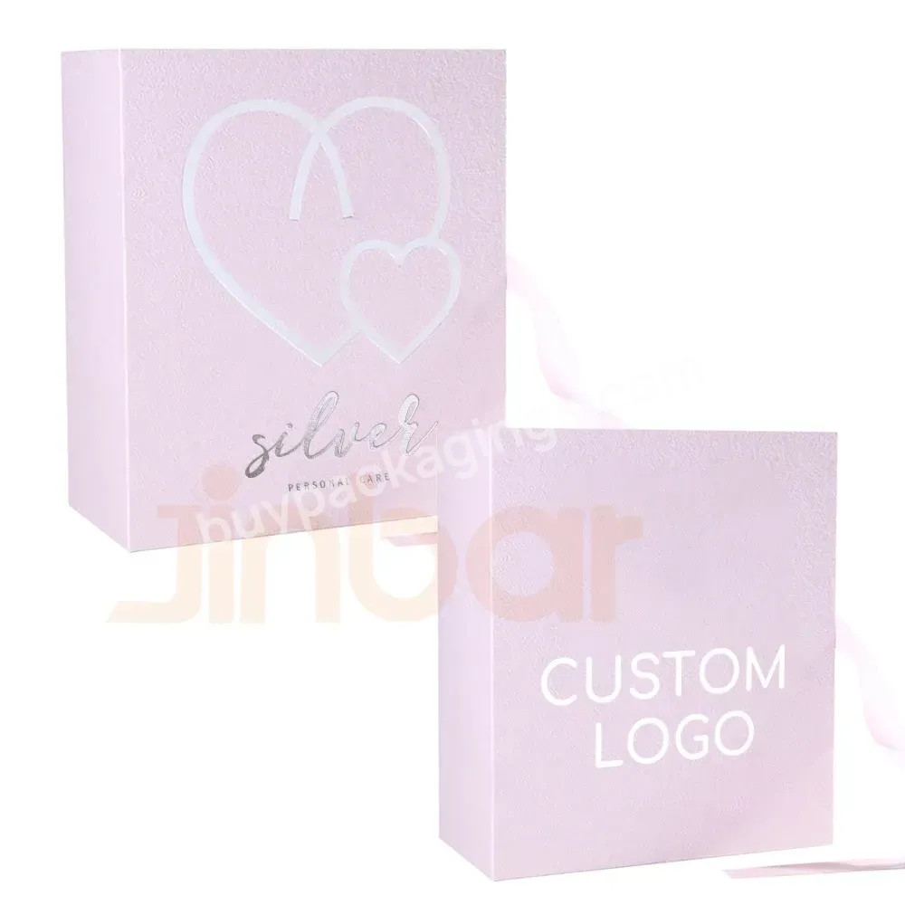 Jinbar Lash Box Packing With Tweezers And Glue Cosmetics Organizer Storage Gift Box Jewelry Gift Box Carton Mini Travel Accept