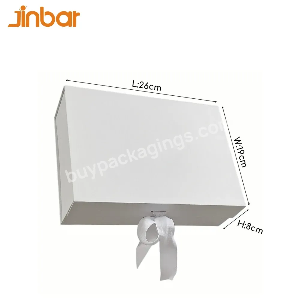 Jinbar Luxe Photo Packaging Cartons Transparent Memory Gift Packing Boxes Lashes Paper Packing Box Carton