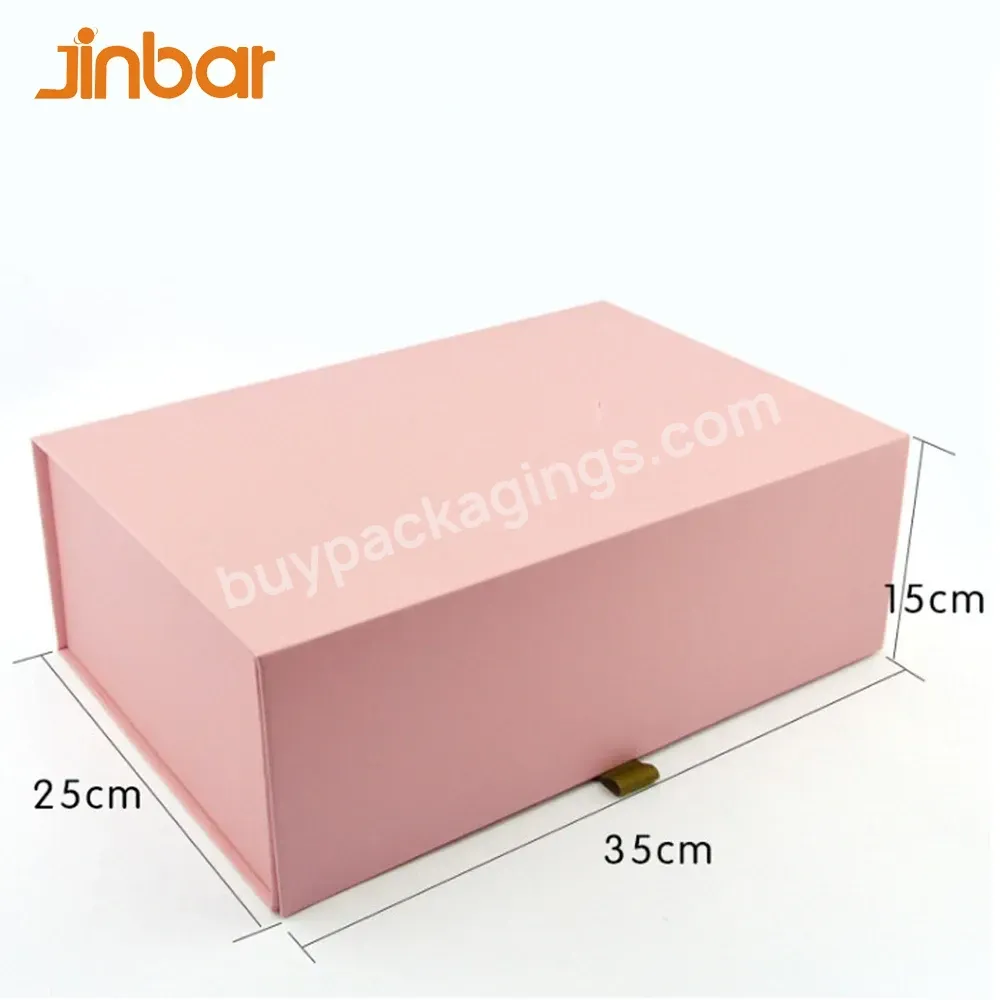 Jinbar Production Gift Box Packaging With Logo For Clothing Custom Wig Packaging Box Gift Packing Carton Box For Mug