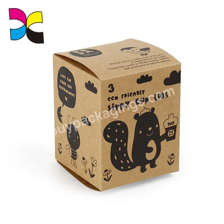 Kraft Skin Care Box Packaging With Divider Kraft Paper