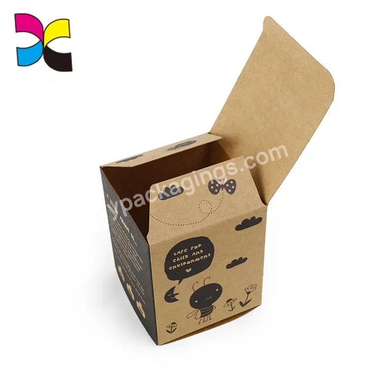 Kraft Skin Care Box Packaging With Divider Kraft Paper