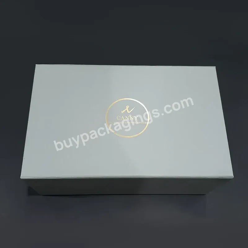 Low Moq Custom Logo Luxury Black Magnet Paper Box Cosmetics Clothing Carton Folding Gift Box Packaging Paper Boxes