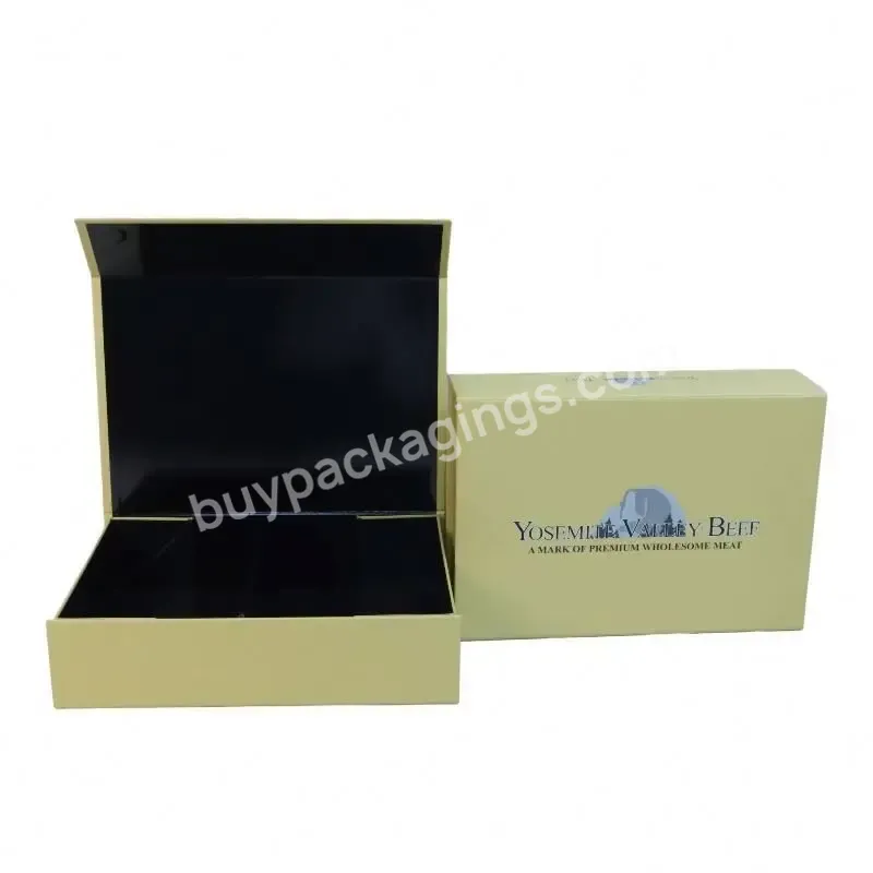Low Moq Custom Logo White Rigid Paperboard Hard Rigid Foldable Folding Magnetic Gift Box With Magnetic Lid