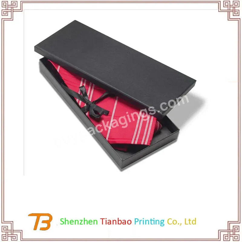 Luxury Black Bow Tie Packaging Boxes Tie Storage Boxes Wholesale