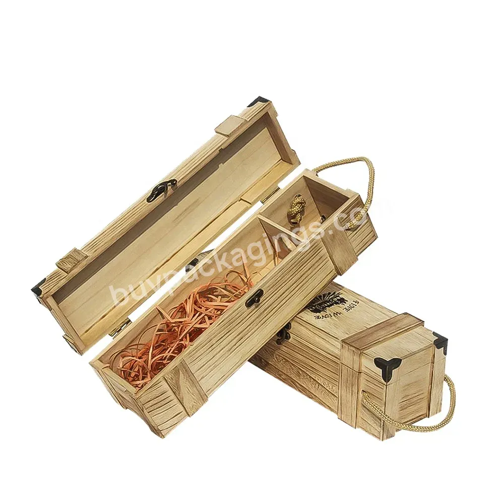 Luxury Custom Logo Packing Gift Wooden Wine Box With Accessories - Buy Wine Box Wood,Wine Box With Accessories,Cheap Wooden Wine Boxes Wholesale Used For Sale.